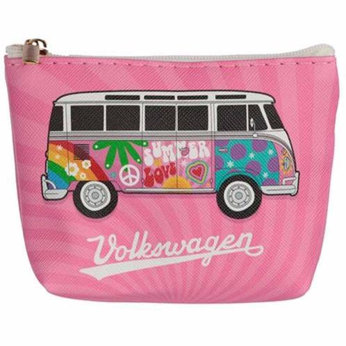 Kleine portemonnee Volkswagen Kampeerbus roze NIEUW, Sieraden, Tassen en Uiterlijk, Portemonnees, Roze, Nieuw, Ophalen of Verzenden