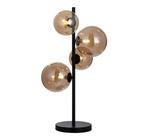 Freelight tafellamp Calcia T9104Z Amber Tweede Kans, Ophalen, Zo goed als nieuw, Glas, Modern