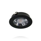 LED Meubelspot Armatuur | 12V | Baston | Ø55mm | Zwart | 3W, Huis en Inrichting, Ophalen of Verzenden, Nieuw, Plafondspot of Wandspot