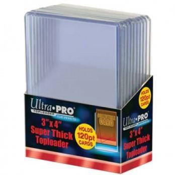 Toploaders Super Thick 120PT (10 stuks) | Ultra Pro -, Hobby en Vrije tijd, Verzamelkaartspellen | Overige, Nieuw, Verzenden
