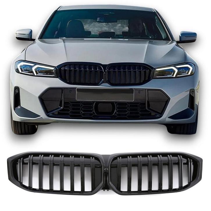 Grill voor BMW 3 Serie G20/G21 2022-2025 | glans zwart, Auto diversen, Tuning en Styling