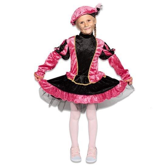 Pietenjurkje kind Roze/Zwart met petticoat, Kleding | Dames, Carnavalskleding en Feestkleding, Nieuw, Ophalen of Verzenden
