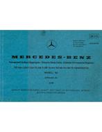 1981 MERCEDES BENZ E-KLASSE ONDERDELENHANDBOEK (CHASSIS |