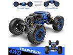 Veiling - BEZGAR Off Road Transform Racing Car (Blauw), Kinderen en Baby's, Speelgoed | Speelgoedvoertuigen, Nieuw