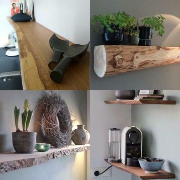 Diverse soorten zwevende wandplank en houten boekenplank beschikbaar voor biedingen