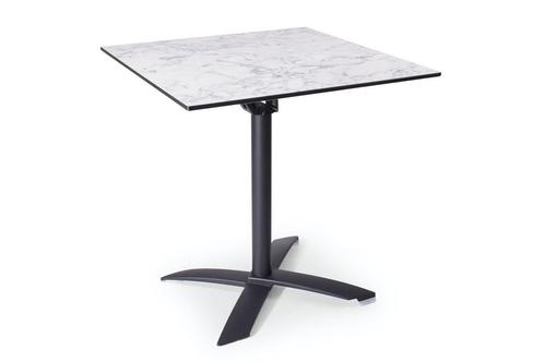 Terrastafel opklapbaar | 70x70cm | Helsinki, Tuin en Terras, Tuintafels, Nieuw, Kunststof, Vierkant, Ophalen of Verzenden