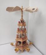 Kerstbeeldje - Draaiende kerstpiramide, 4 verdiepingen - 46, Antiek en Kunst