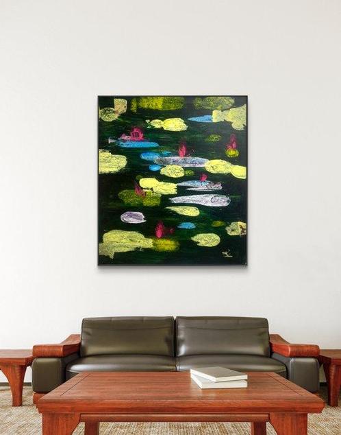 maZe - REFLECTIONS OF SILENCE - XL, Antiek en Kunst, Kunst | Schilderijen | Modern