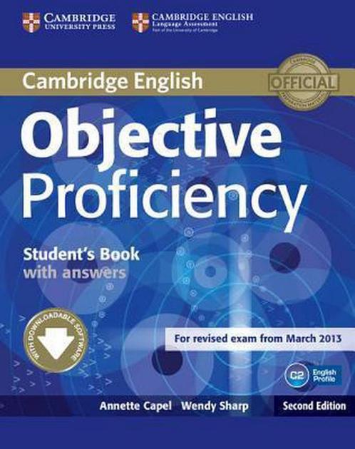 9781107646377 Objective Proficiency students book, Boeken, Schoolboeken, Zo goed als nieuw, Verzenden