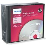 Philips | DVD+R | 4.7 GB | 10 Stuks, Verzenden, Nieuw