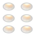 Set van 6 inbouwspots wit GU10 35mm IP44 - Dept, Nieuw, Metaal of Aluminium, Modern