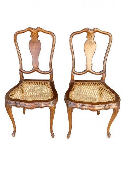 stile thonet - Stoel (2) - Hout, paglia di Vienna - Oude, Antiek en Kunst, Antiek | Overige Antiek