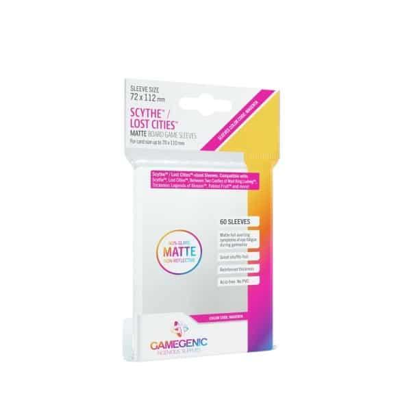 Gamegenic: Matte Board Game Sleeves - Magenta, Hobby en Vrije tijd, Gezelschapsspellen | Bordspellen, Verzenden