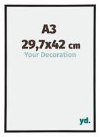 Fotolijst A3 - 29,7x42 cm - Zwart Mat - Kunststof - Annecy, Huis en Inrichting, Woonaccessoires | Lijsten, Verzenden, Nieuw