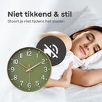 Tyme Wandklok 30cm Klok modern - Analoog - Stil Uurwerk -, Huis en Inrichting, Woonaccessoires | Overige, Ophalen of Verzenden
