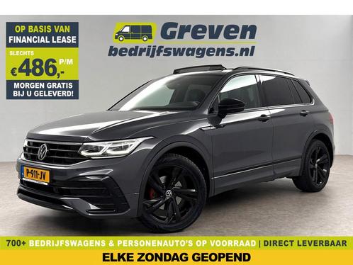 Volkswagen Tiguan 1.5 TSI R-line Pano Trekhaak IQ Lights LED, Auto's, Volkswagen, Te koop, Automaat, Financial lease, Benzine