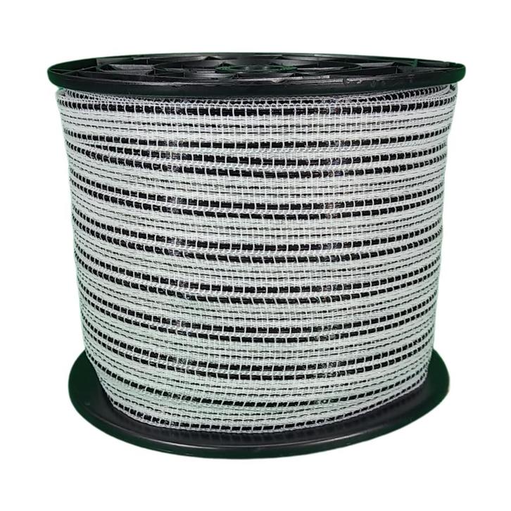 Schriklint wit-zwart 200meter 20mm, Tuin en Terras, Gaas en Draad, Ophalen of Verzenden