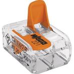 Wago 2-voudige verbindklem - veelzijdig - 0.14-4 mm - 32A..., Ophalen of Verzenden, Nieuw