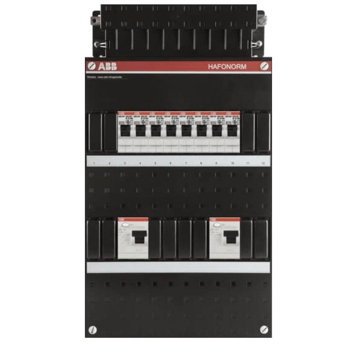 ABB uitbreidingsgroepenkast 1 fase 2 aardlekschakelaars 8, Doe-het-zelf en Verbouw, Elektra en Kabels, Ophalen of Verzenden