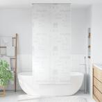 vidaXL Rolgordijn voor douche 100x240 cm splash, Huis en Inrichting, Verzenden, Nieuw, Grijs