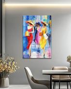 StefanoArt - Elegant Ladies in City, Antiek en Kunst, Kunst | Schilderijen | Modern