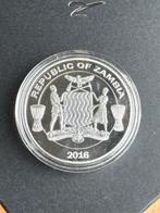 Zambia. 5000 Kwaoha 2016 African Wildlife Meerkats, 1 Oz