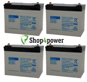 Ebretti 518  Elektrische Scooter Accu set Extreme 4 x 33Ah beschikbaar voor biedingen