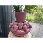 Zijden Bloemen met Strawberry Juice Vase H23cm, Verzenden, Nieuw