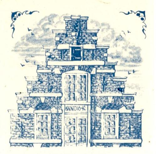 KLM Airline Business Class Delft Blue Tile Coaster - 75×75, Verzamelen, KLM Huisjes, Zo goed als nieuw, Verzenden