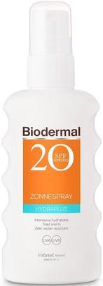 BIODERMAL HYDRAPLUS SPF 20 ZONNESPRAY ZONNEBRAND SPRAY 175.., Sieraden, Tassen en Uiterlijk, Uiterlijk | Lichaamsverzorging, Verzenden