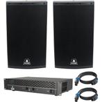 Devine Onyx 12 set (2x) + versterker, Verzenden, Nieuw