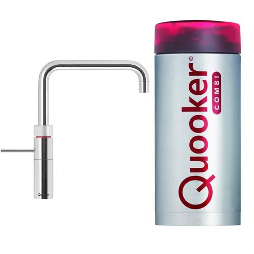 Quooker Fusion Square Chroom met Combi + Boiler, Doe-het-zelf en Verbouw, Sanitair, Kraan, Nieuw, Chroom, Ophalen of Verzenden