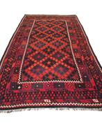 Tribal Kelim Afganistan 285x170 wollen vloerkleed, Kelim wollen vloerkleed perzisch tapijt handgeknoopt afganistan, Rood, 200 cm of meer