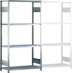 Meta Clip legbordstelling 250x130x80 cm, 5 legborden,, Zakelijke goederen, Kantoor en Winkelinrichting | Magazijn, Stelling en Opslag