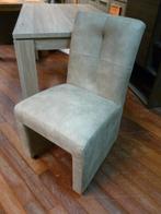 Eetkamerstoel Hugo in beige microvezelstof |  | Microvezel, Huis en Inrichting, Stoelen, Ophalen, Nieuw, Industrieel