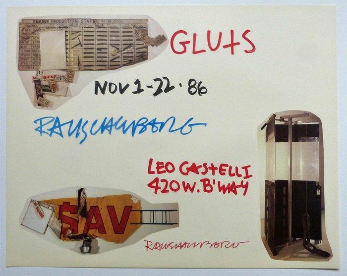 Robert Rauschenberg (1925-2008) - Hand Signiert - Gluts -, Antiek en Kunst, Antiek | Overige Antiek