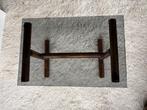 Tafel - Rookglas - Bamboe Stokken tafel, Antiek en Kunst