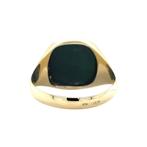 Gouden vintage zegelring met bloedsteen 14 krt, Sieraden, Tassen en Uiterlijk, Ophalen of Verzenden, Nieuw