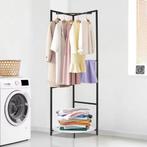 Metalen Hoek Kapstokrek met Legplank en Haken – 171 cm, Verzenden, Nieuw