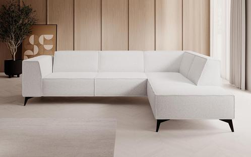 Meubella Hoekbank Logan beige stof 280cm, Huis en Inrichting, Banken | Bankstellen, 250 tot 300 cm, 150 cm of meer, Driepersoons