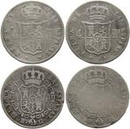 Spanje. Isabel II. 4 Reales lote de 4 Monedas. Acuñados en
