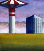 Andrea Vandoni - Composition On The Horizon - 3 - Oil 90 x, Antiek en Kunst