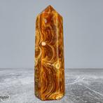 Natuurlijk aragoniet obelisk Uit Pakistan- 599.76 g, Antiek en Kunst, Curiosa en Brocante