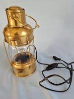 Ships lamp - Glas, Messing