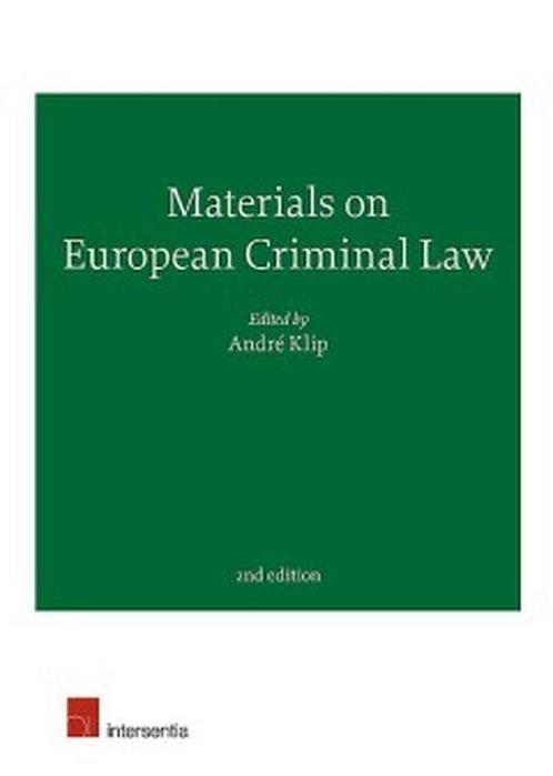Materials on European Criminal Law 9781780682617, Boeken, Wetenschap, Zo goed als nieuw, Verzenden