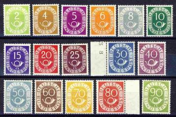 Luxe POSTFRISSE series DUITSLAND-Bund tussen 1949 en 1954 beschikbaar voor biedingen