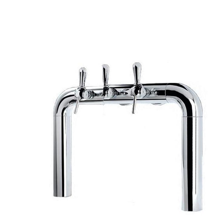 Showroommodel: Tapzuil Rainbow 3 kraans chrome met 69mm, Zakelijke goederen, Horeca | Overige, Ophalen of Verzenden