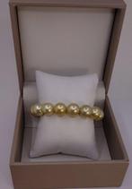 Armband Grote maat - Diep gouden Zuidzeeparels - 12,5×13,5, Nieuw