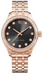 Paul Rich Crystelle Rose Gold Black CRY07 dameshorloge, Sieraden, Tassen en Uiterlijk, Horloges | Dames, Overige merken, Staal