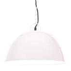 Hanglamp industrieel vintage rond 25 W E27 41 cm wit, Huis en Inrichting, Complete inboedels, Verzenden